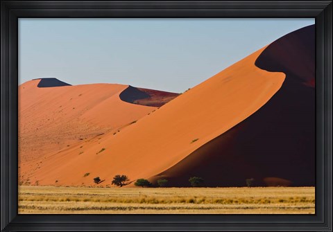 Framed Desert, Sossusvlei, Namib-Nauklift NP, Namibia Print