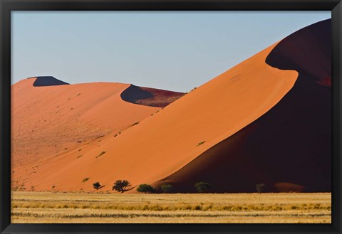 Framed Desert, Sossusvlei, Namib-Nauklift NP, Namibia Print