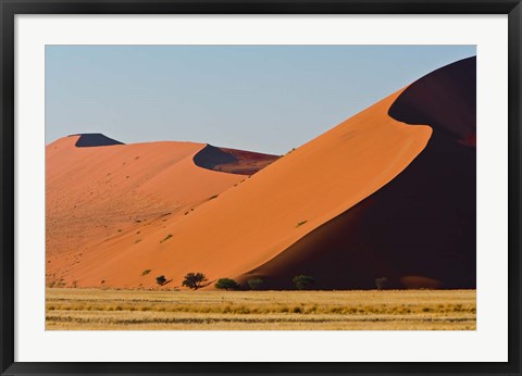 Framed Desert, Sossusvlei, Namib-Nauklift NP, Namibia Print