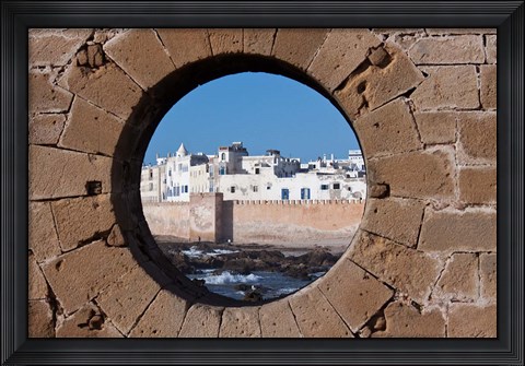 Framed Fortified Architecture of Essaouira, Morocco Print