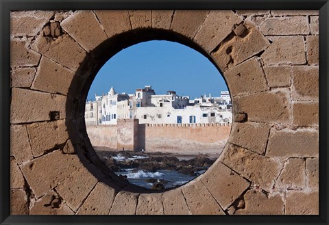 Framed Fortified Architecture of Essaouira, Morocco Print