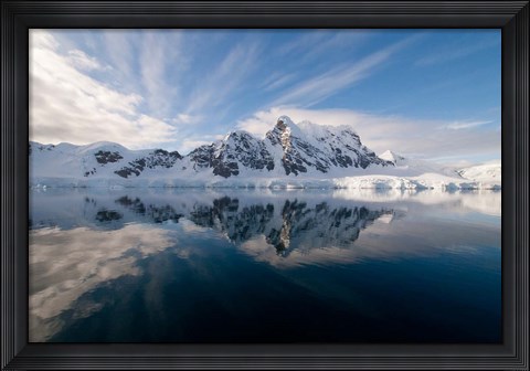 Framed Antarctica, Paradise Harbour and Bay Print