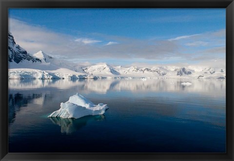 Framed Antarctica Print