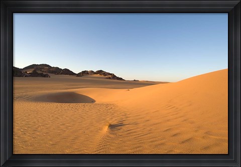 Framed Akakus, Sahara Desert, Fezzan, Libya Print