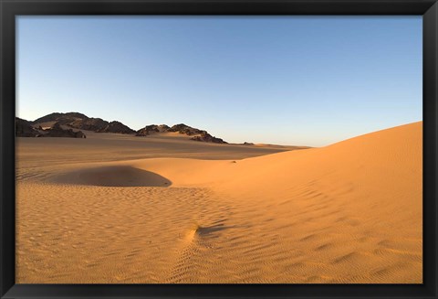 Framed Akakus, Sahara Desert, Fezzan, Libya Print