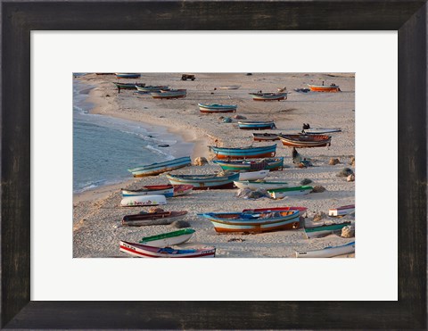 Framed Hammamet waterfront, Cap Bon, Tunisia Print