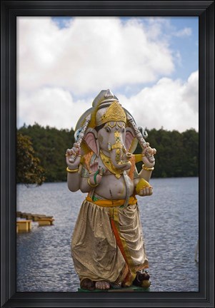 Framed Hindu Shivaratri temple, Mauritius Print