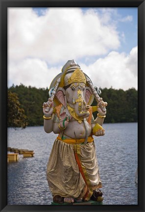 Framed Hindu Shivaratri temple, Mauritius Print