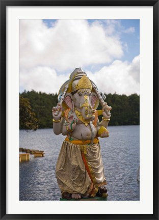 Framed Hindu Shivaratri temple, Mauritius Print