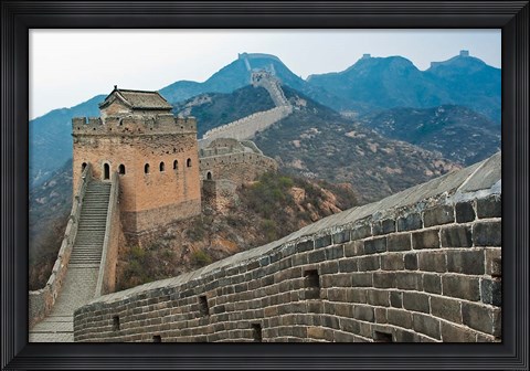 Framed China, Hebei, Luanping, Chengde. Great Wall of China Print