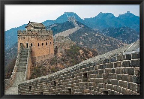 Framed China, Hebei, Luanping, Chengde. Great Wall of China Print