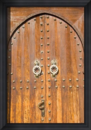 Framed Door in the Souk, Marrakech, Morocco, North Africa Print