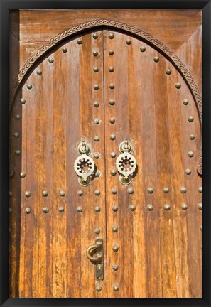 Framed Door in the Souk, Marrakech, Morocco, North Africa Print