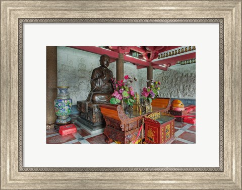 Framed Buddhist shrine, Big Wild Goose Pagoda, Xian, China Print