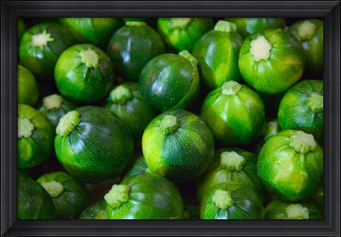 Framed Cucumber, Chongqing, China Print