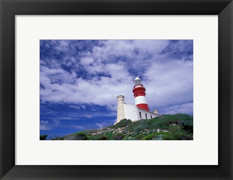 Framed Agulhas Lighthouse, South Africa Print