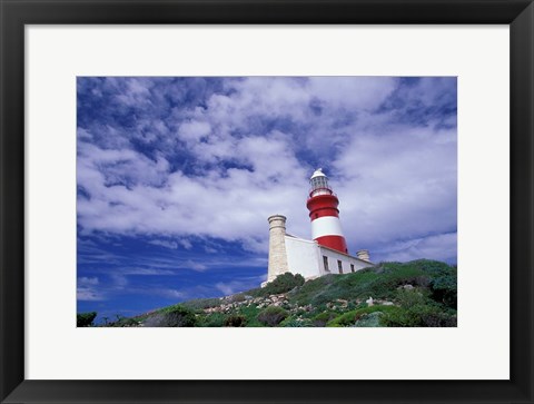 Framed Agulhas Lighthouse, South Africa Print