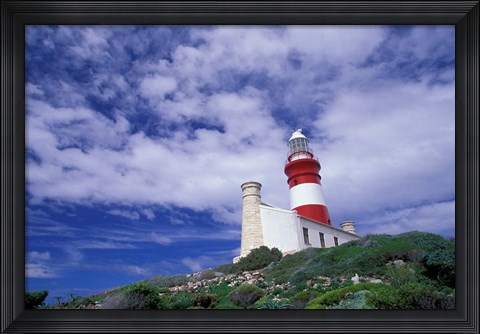Framed Agulhas Lighthouse, South Africa Print