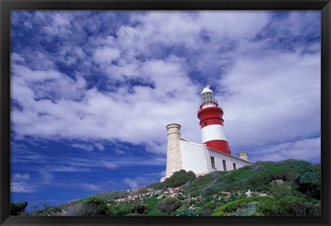 Framed Agulhas Lighthouse, South Africa Print