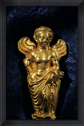 Framed Bactrian Aphrodite Brooch, Afghanistan Print