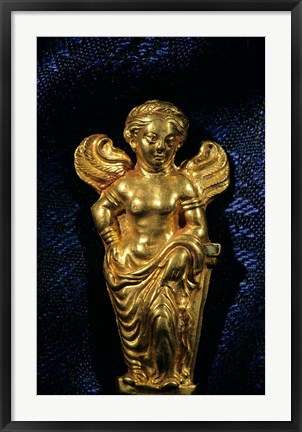 Framed Bactrian Aphrodite Brooch, Afghanistan Print