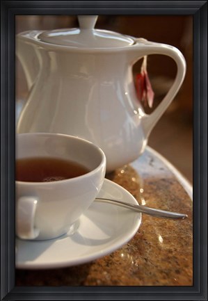 Framed Beverly Hills Hotel Morning Tea, Umhlanga Rocks, Kwazulu Natal, Durban, South Africa Print