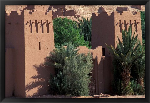 Framed 17th Century Kasbah Amerhidi, Morocco Print