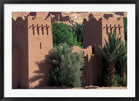 Framed 17th Century Kasbah Amerhidi, Morocco Print