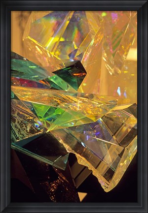 Framed Crystal Sculpture Detail Print