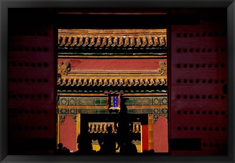 Framed Forbidden City, China Print