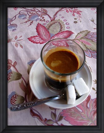 Framed Cafe, Marrakech, Morocco Print