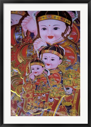 Framed Chinese New Year Poster, China Print