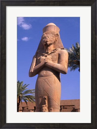 Framed Ancient Ruins of Kings at the Temple of Karnak, Luxor, Egypt Print
