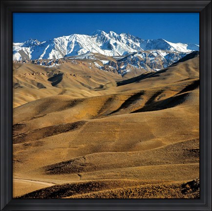 Framed Afghanistan, Bamian Valley, Hindu Kush Mountains Print