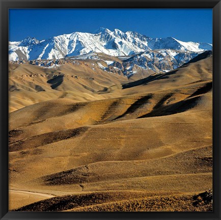 Framed Afghanistan, Bamian Valley, Hindu Kush Mountains Print