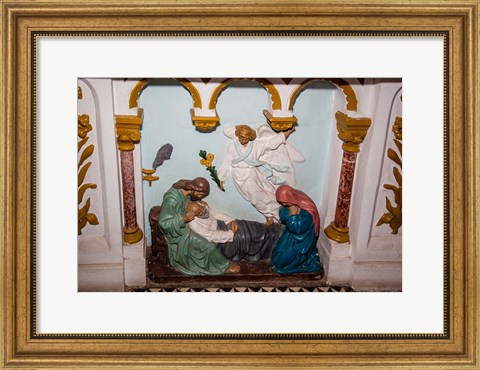 Framed Africa, Angola, Luanda. Church of Our Lady of the Remedies. Print