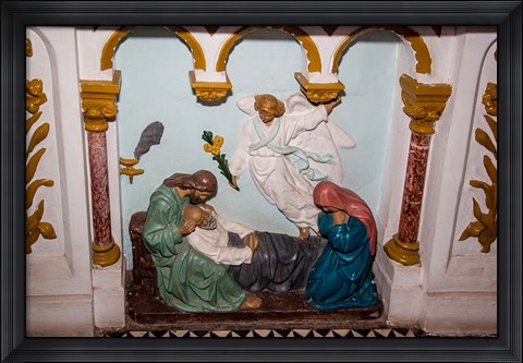 Framed Africa, Angola, Luanda. Church of Our Lady of the Remedies. Print