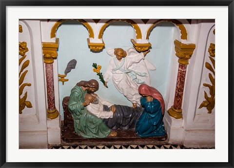 Framed Africa, Angola, Luanda. Church of Our Lady of the Remedies. Print