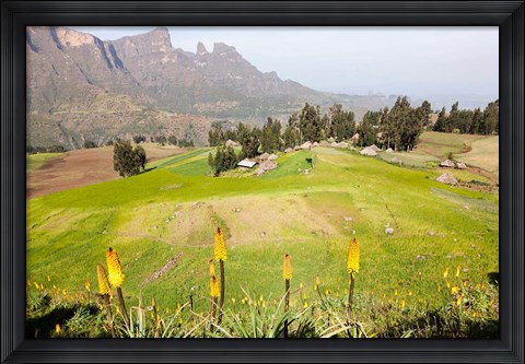 Framed Amiwalka, Semien Mountains National Park, Ethiopia Print