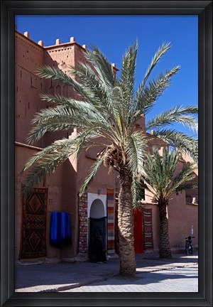 Framed Berber Carpets of Ourzazate, Morocco, Africa Print