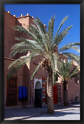 Framed Berber Carpets of Ourzazate, Morocco, Africa Print