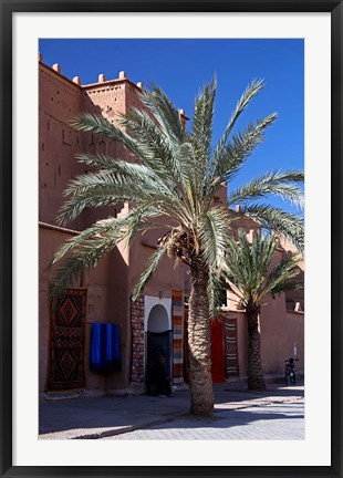 Framed Berber Carpets of Ourzazate, Morocco, Africa Print