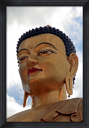 Framed Buddha Dordenma Statue, Thimphu, Bhutan Print