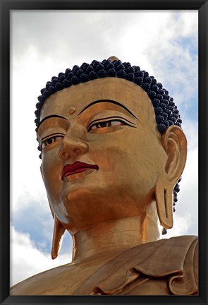 Framed Buddha Dordenma Statue, Thimphu, Bhutan Print