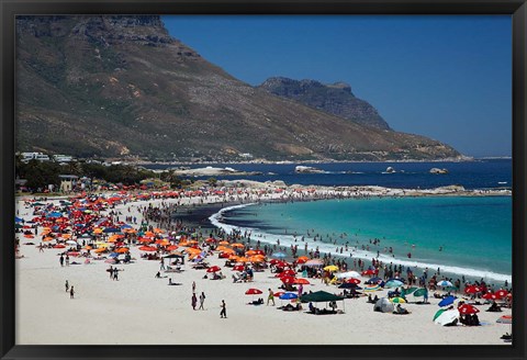 Framed Camps Bay, Cape Town, South Africa Print