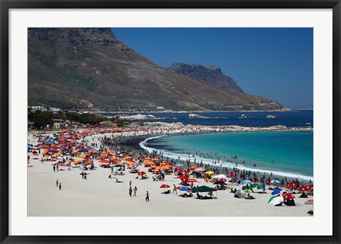 Framed Camps Bay, Cape Town, South Africa Print