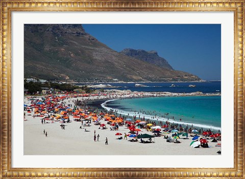 Framed Camps Bay, Cape Town, South Africa Print