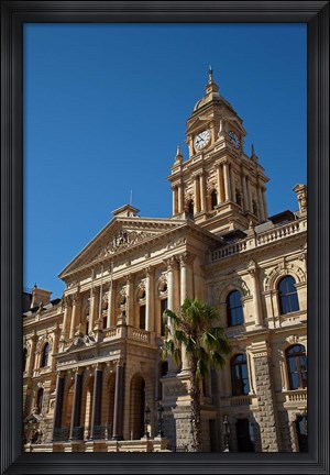 Framed Clock Tower, City Hall (1905), Cape Town, South Africa Print
