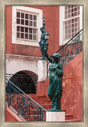 Framed Entryway at Governor&#39;s Palace, Mozambique Island, Mozambique Print