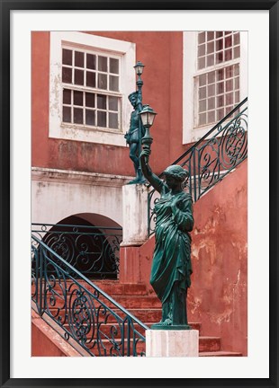 Framed Entryway at Governor&#39;s Palace, Mozambique Island, Mozambique Print